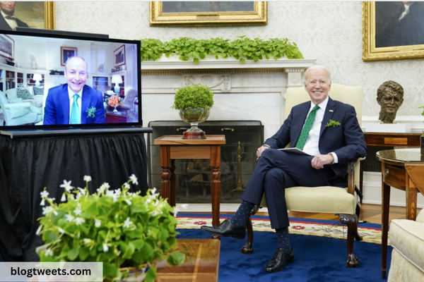 For St. Patrick’s Day, Biden hosts Ireland’s Taoiseach at the White House