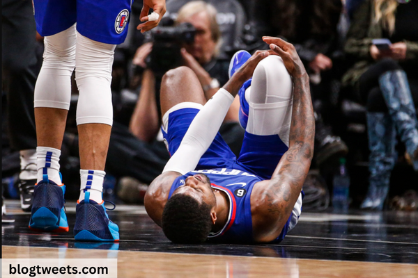 Paul George leaves the Clippers’ loss late due to an apparent leg injury