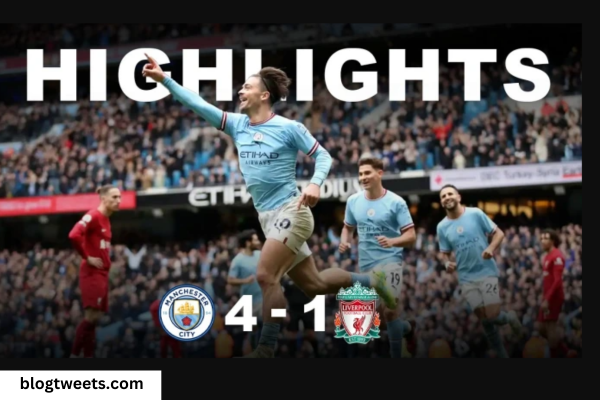 Manchester City 4-1 Liverpool Highlights: Manchester City wins without Haaland to close the gap on Arsenal in the Premier League