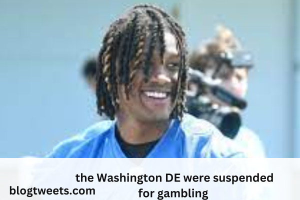 Jameson Williams, one of four Lions, and the Washington DE were suspended for gambling