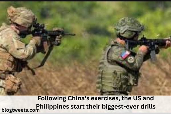 Following China’s exercises, the US and Philippines start their biggest-ever drills