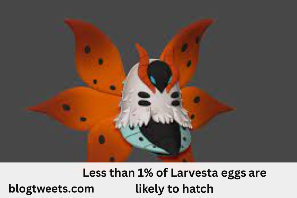 Less than 1% of Larvesta eggs are likely to hatch, according to researchers studying Pokemon Go