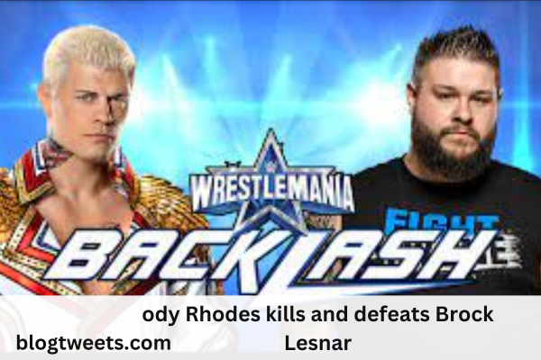 Results of WWE Backlash 2023: Cody Rhodes kills and defeats Brock Lesnar