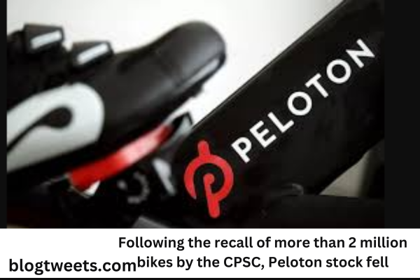 Following the recall of more than 2 million bikes by the CPSC, Peloton stock fell