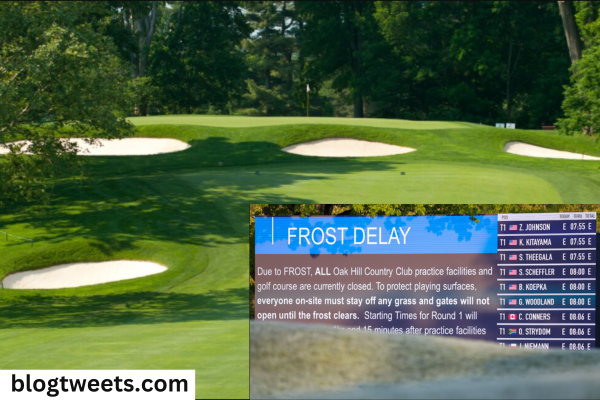 Frost causes the start of the 2023 PGA Championship to be delayed