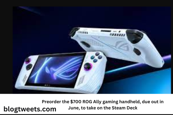 Preorder the $700 ROG Ally gaming handheld, due out in June, to take on the Steam Deck