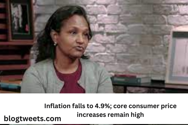 Live CPI report updates: Inflation falls to 4.9%; core consumer price increases remain high