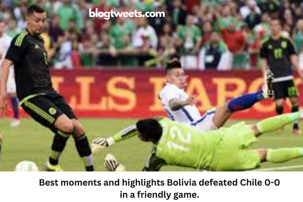 Best moments and highlights Bolivia defeated Chile 0-0 in a friendly game