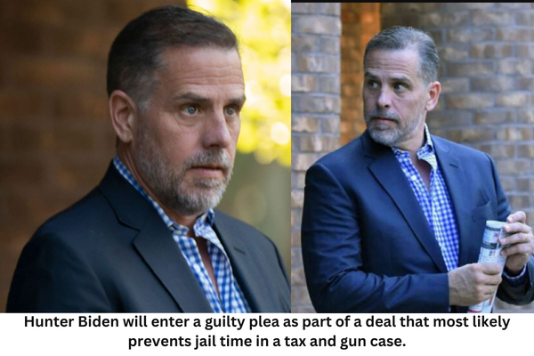 Hunter Biden will enter a guilty plea as part of a deal that most likely prevents jail time in a tax and gun case